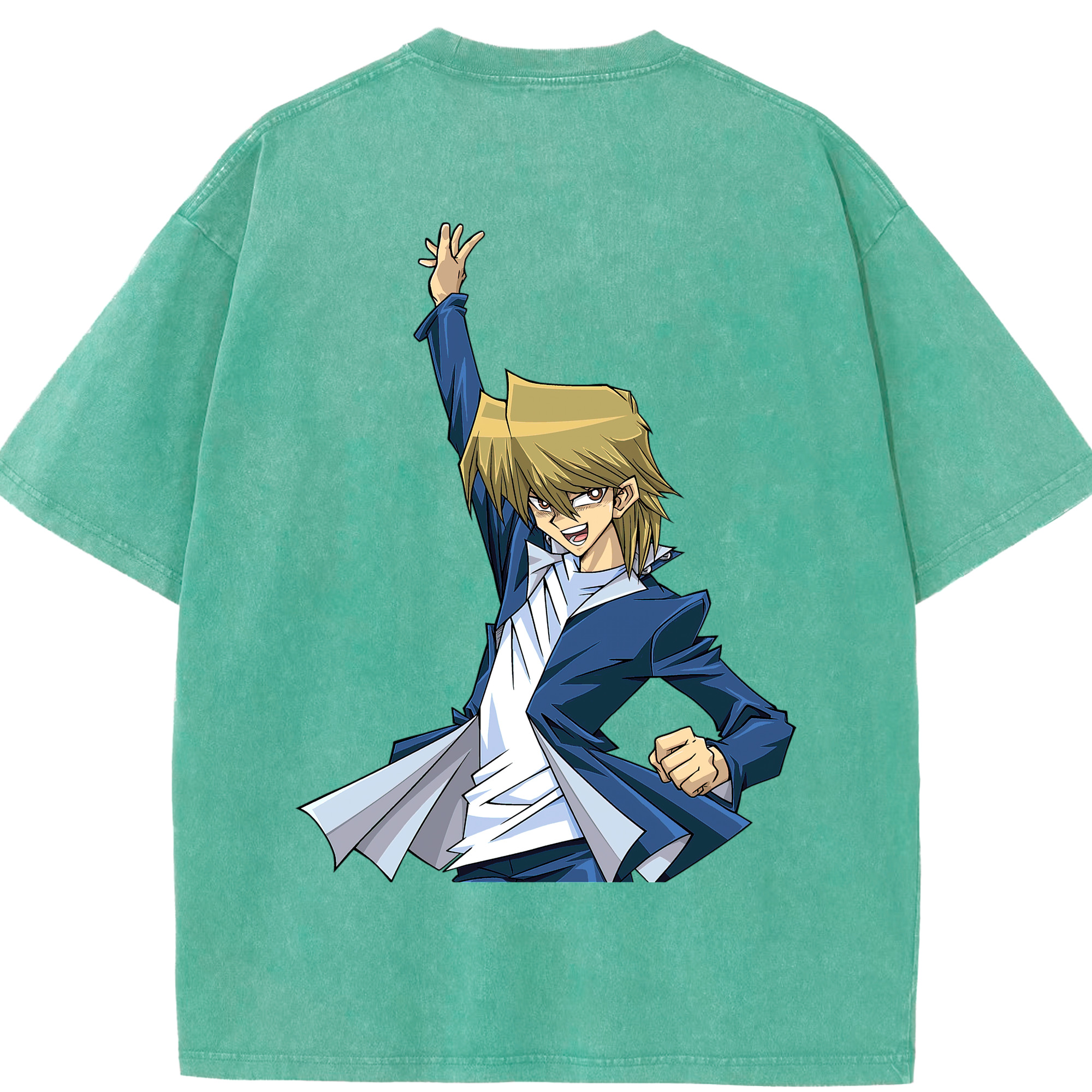 （画像用） 遊☆戯☆王 Yu-Gi-Oh! 綿100% ヴィンテージ風 半袖Tシャツ（背面プリント）
